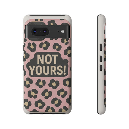 Leopard Tough Case – Trendy Dual-Layer Phone Cover with Humorous Design