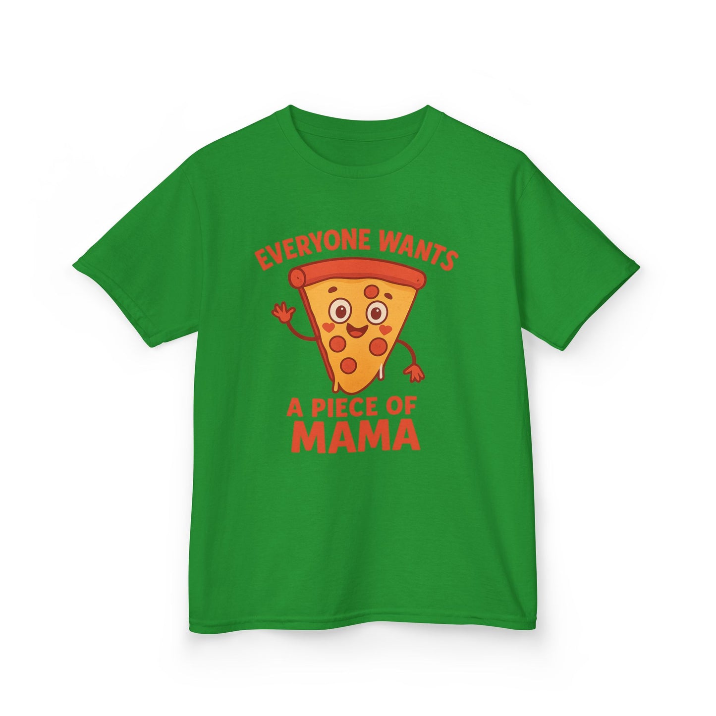 Kids Pizza 'Everyone Wants a Piece of Mama' Tee – Fun and Playful T-Shirt for Young Food Lovers