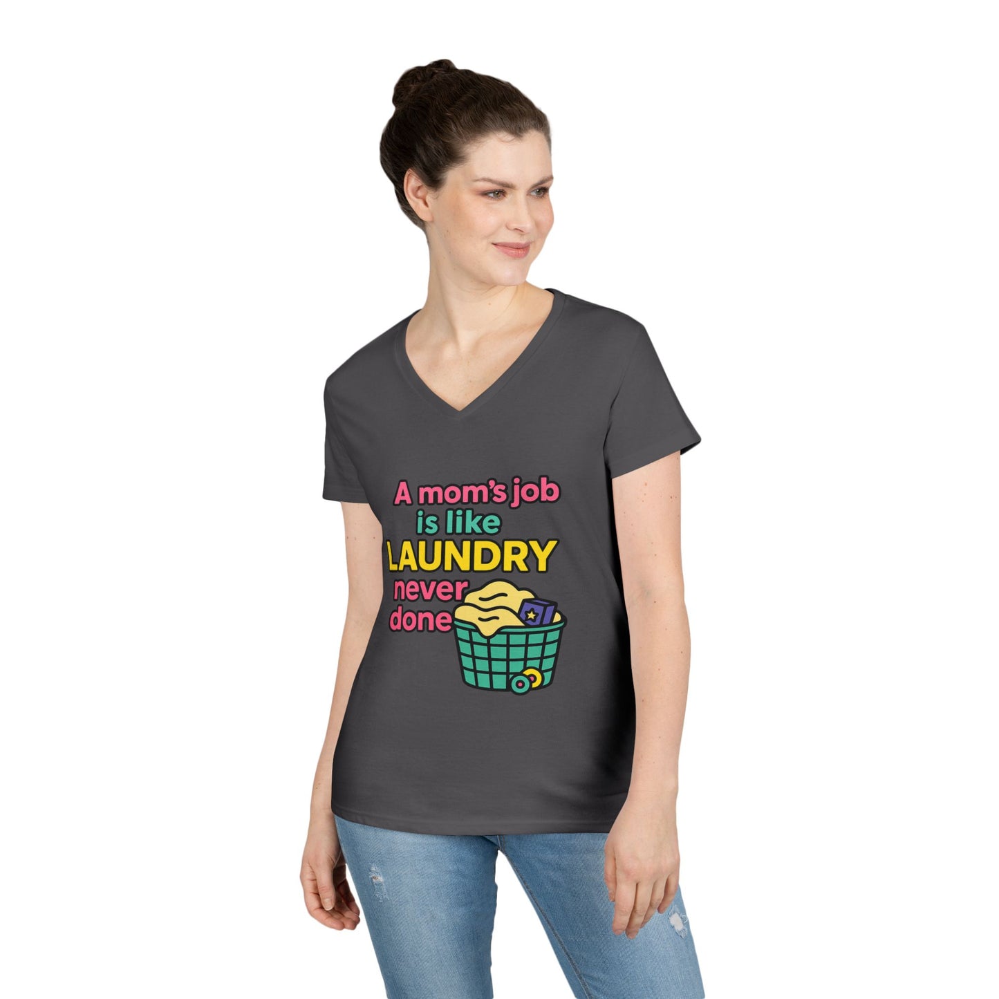 Funny Mom V-Neck T-Shirt