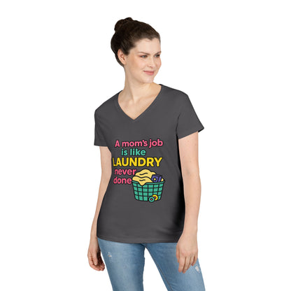 Funny Mom V-Neck T-Shirt
