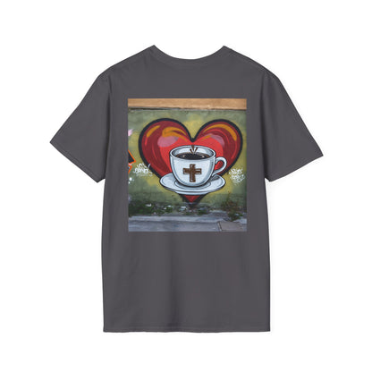 Faith Love Coffee T-Shirt – Unisex Soft-Style Tee