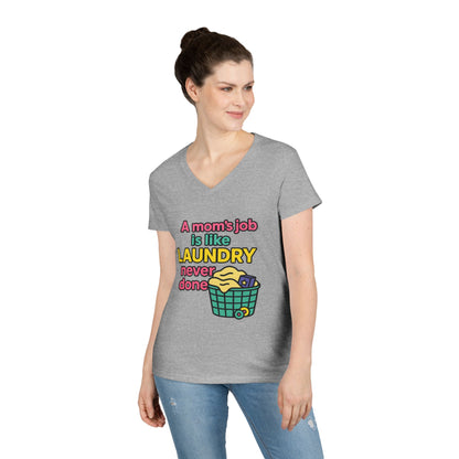 Funny Mom V-Neck T-Shirt