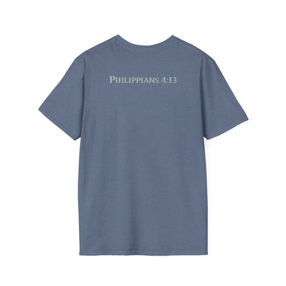 Inspirational Unisex T-Shirt – "Pray Hard, Work Hard, Play Hard = Joy