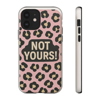 Leopard Tough Case – Trendy Dual-Layer Phone Cover with Humorous Design