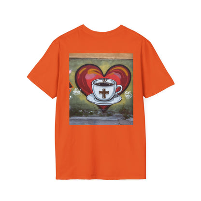 Faith Love Coffee T-Shirt – Unisex Soft-Style Tee