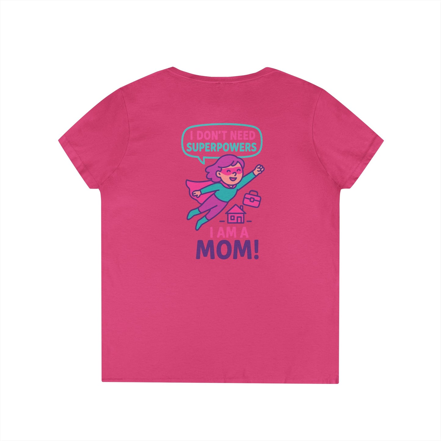 Funny Mom V-Neck T-Shirt