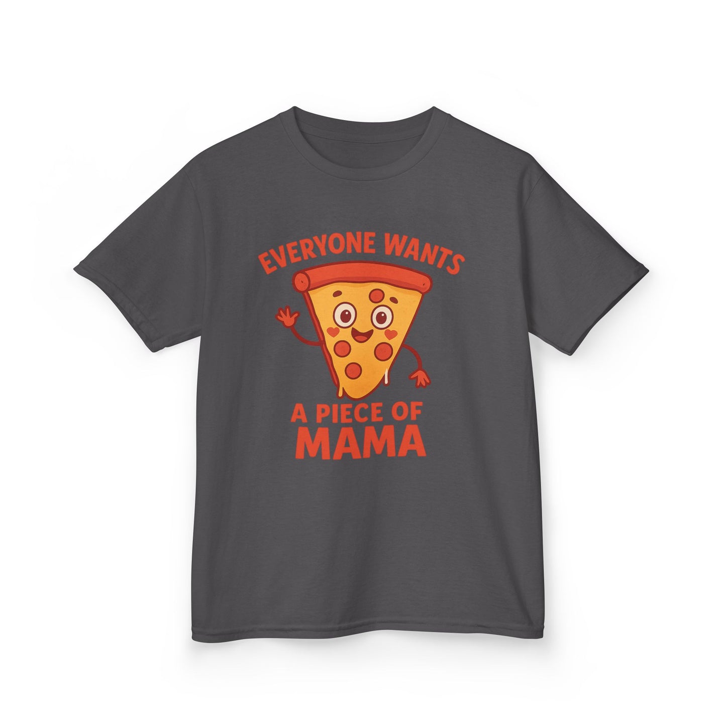 Kids Pizza 'Everyone Wants a Piece of Mama' Tee – Fun and Playful T-Shirt for Young Food Lovers