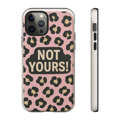 Leopard Tough Case – Trendy Dual-Layer Phone Cover with Humorous Design