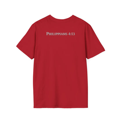 Inspirational Unisex T-Shirt – "Pray Hard, Work Hard, Play Hard = Joy