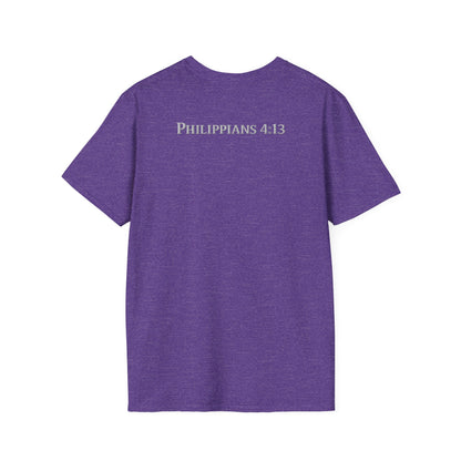 Inspirational Unisex T-Shirt – "Pray Hard, Work Hard, Play Hard = Joy