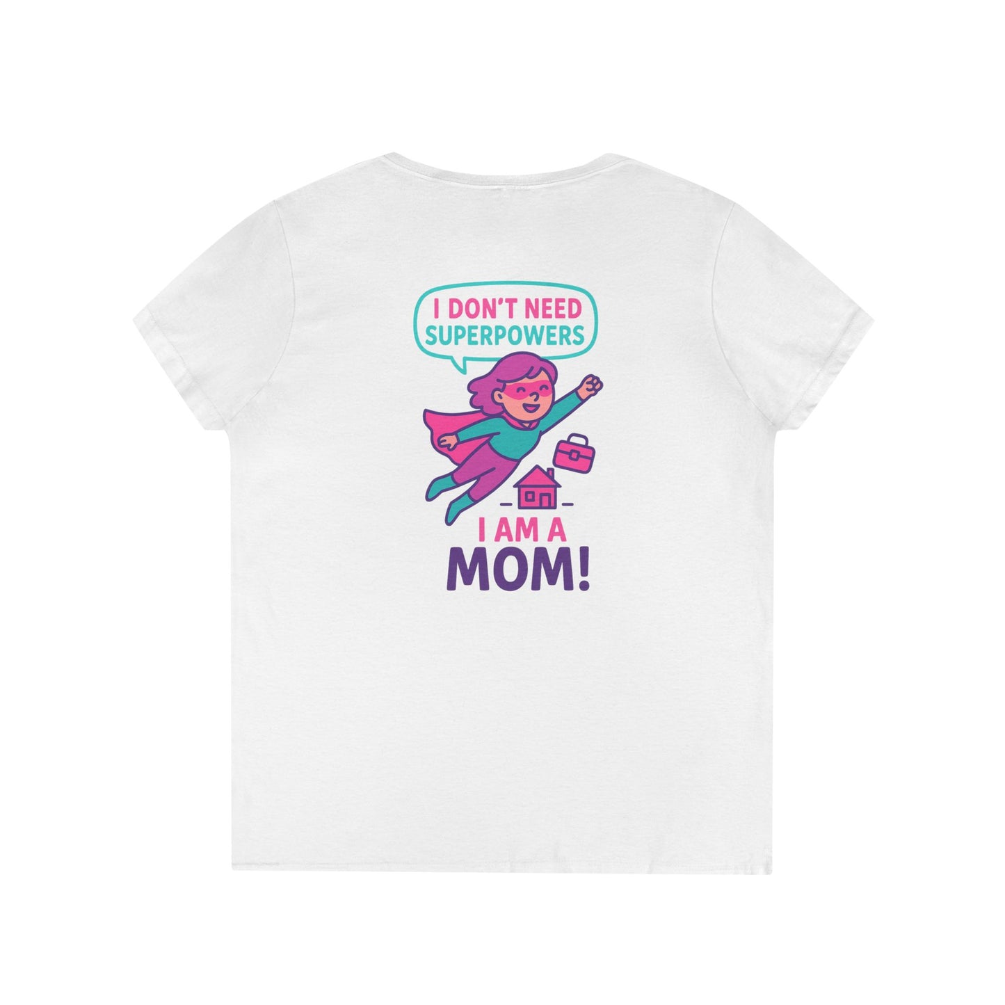 Funny Mom V-Neck T-Shirt