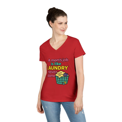 Funny Mom V-Neck T-Shirt