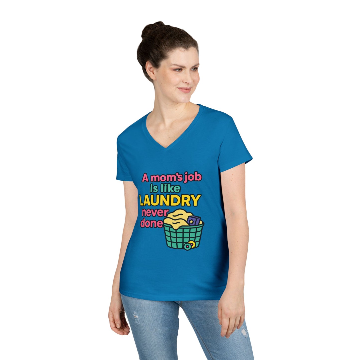 Funny Mom V-Neck T-Shirt
