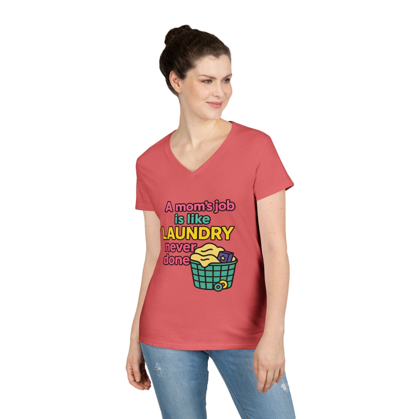 Funny Mom V-Neck T-Shirt