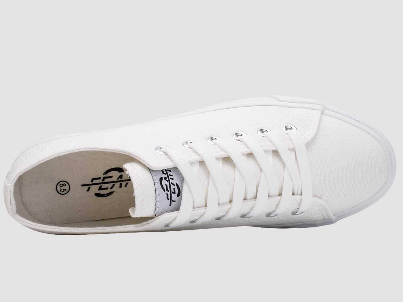 Retro All White Low Top Canvas Sneakers – Unisex Summer Skate-Inspired Shoes