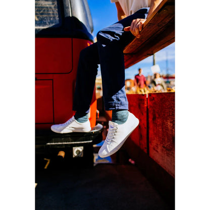 Retro All White Low Top Canvas Sneakers – Unisex Summer Skate-Inspired Shoes