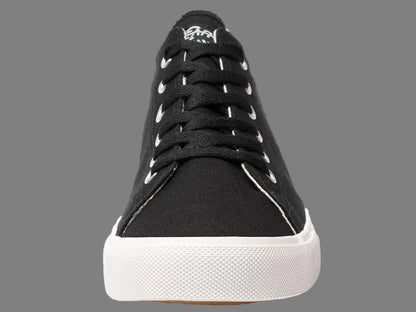 Retro Black/White Canvas Sneakers – Unisex Cushioned Streetwear Style